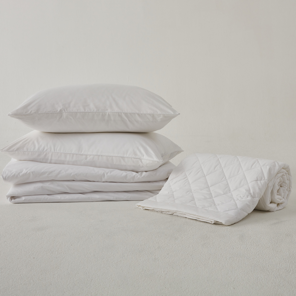 클래식패브릭 알러지케어 신혼 호텔식 이불 베개 커버 세트 SS