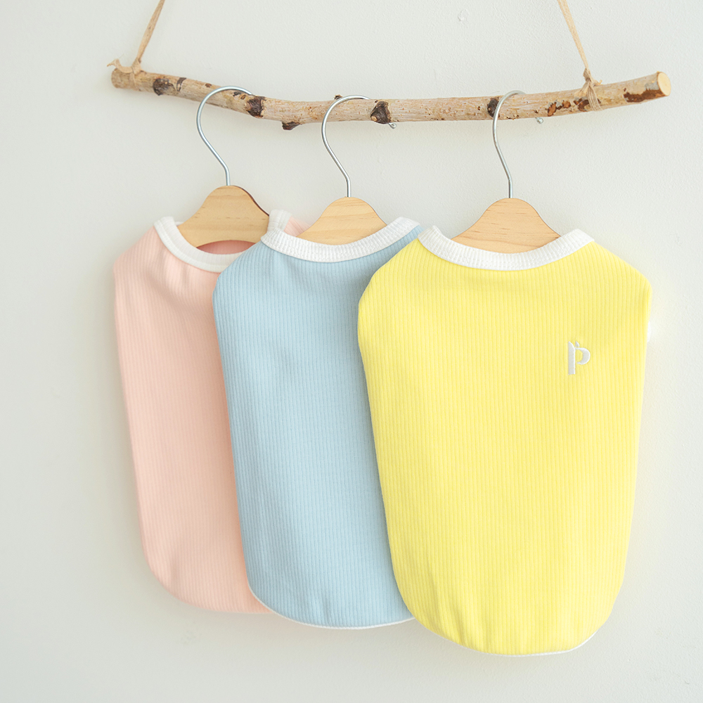 [1+1] 강아지 내복 실내복 밀키티셔츠