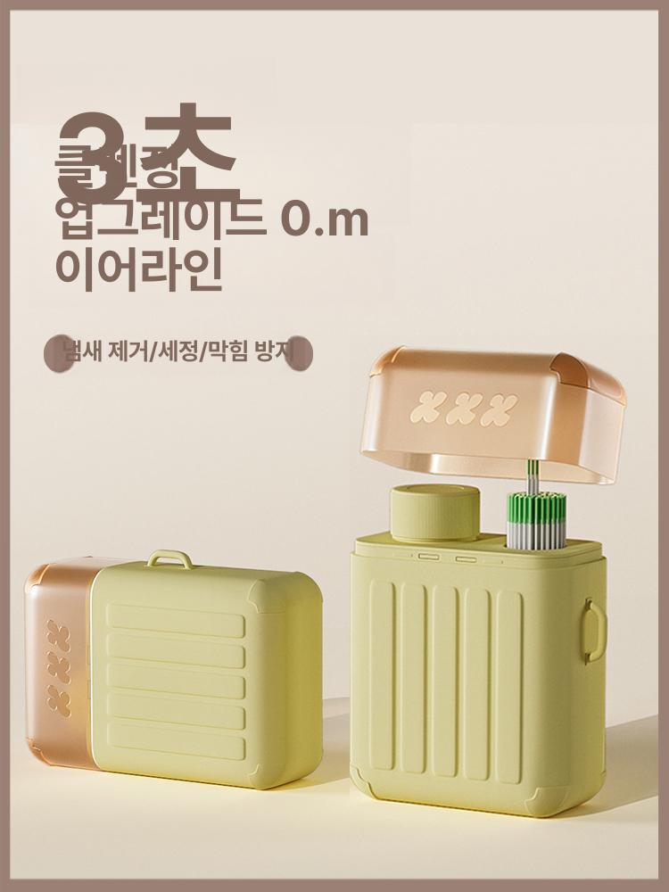 이어클리너 세트 귀소독 귀청소실 냄새제거 240개입 민트 - 상세 이미지 2