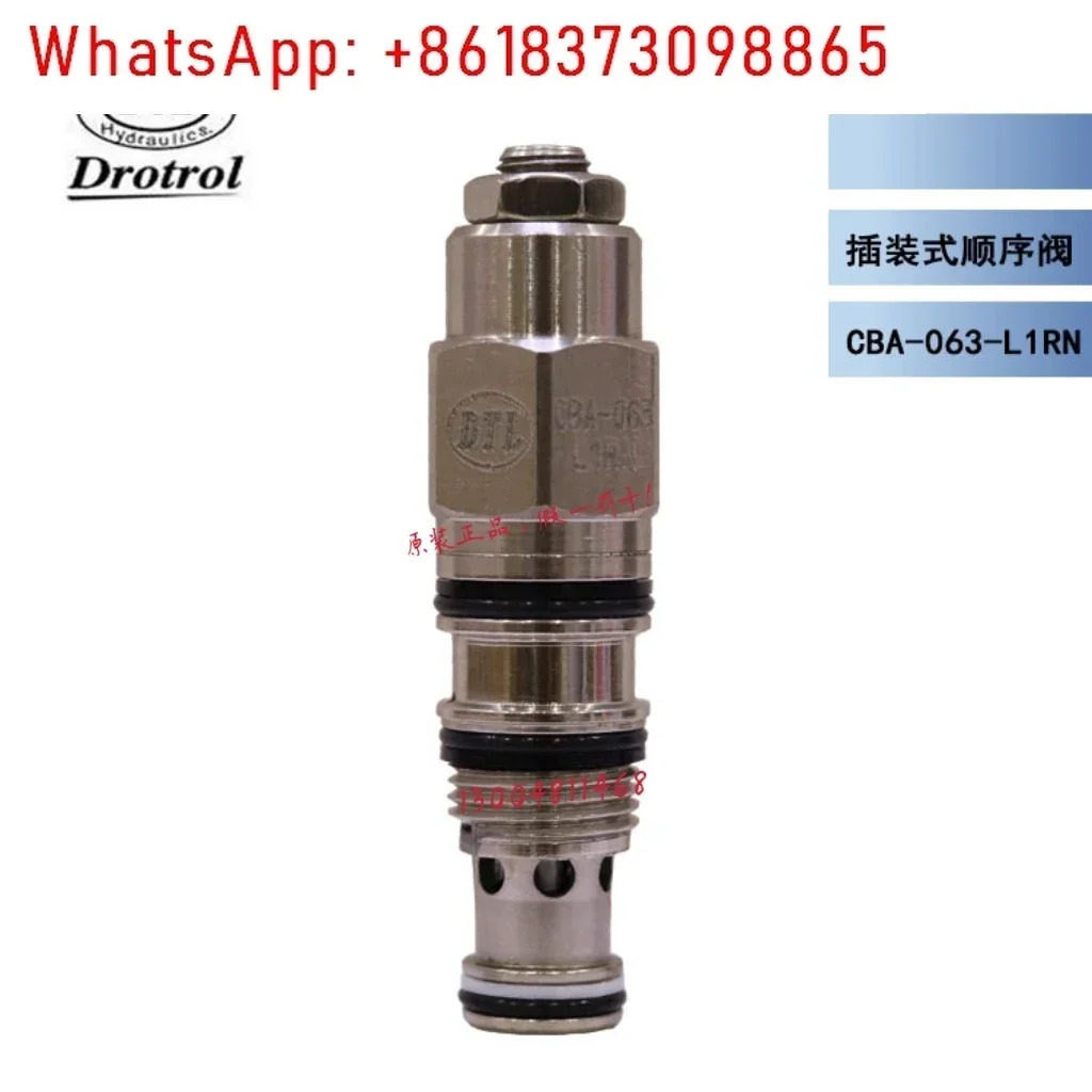 DTL 카트리지 카운터밸런스 밸브 CBA-T11-L1RV/RN CBA-T02-L1RN CB11A3 T17