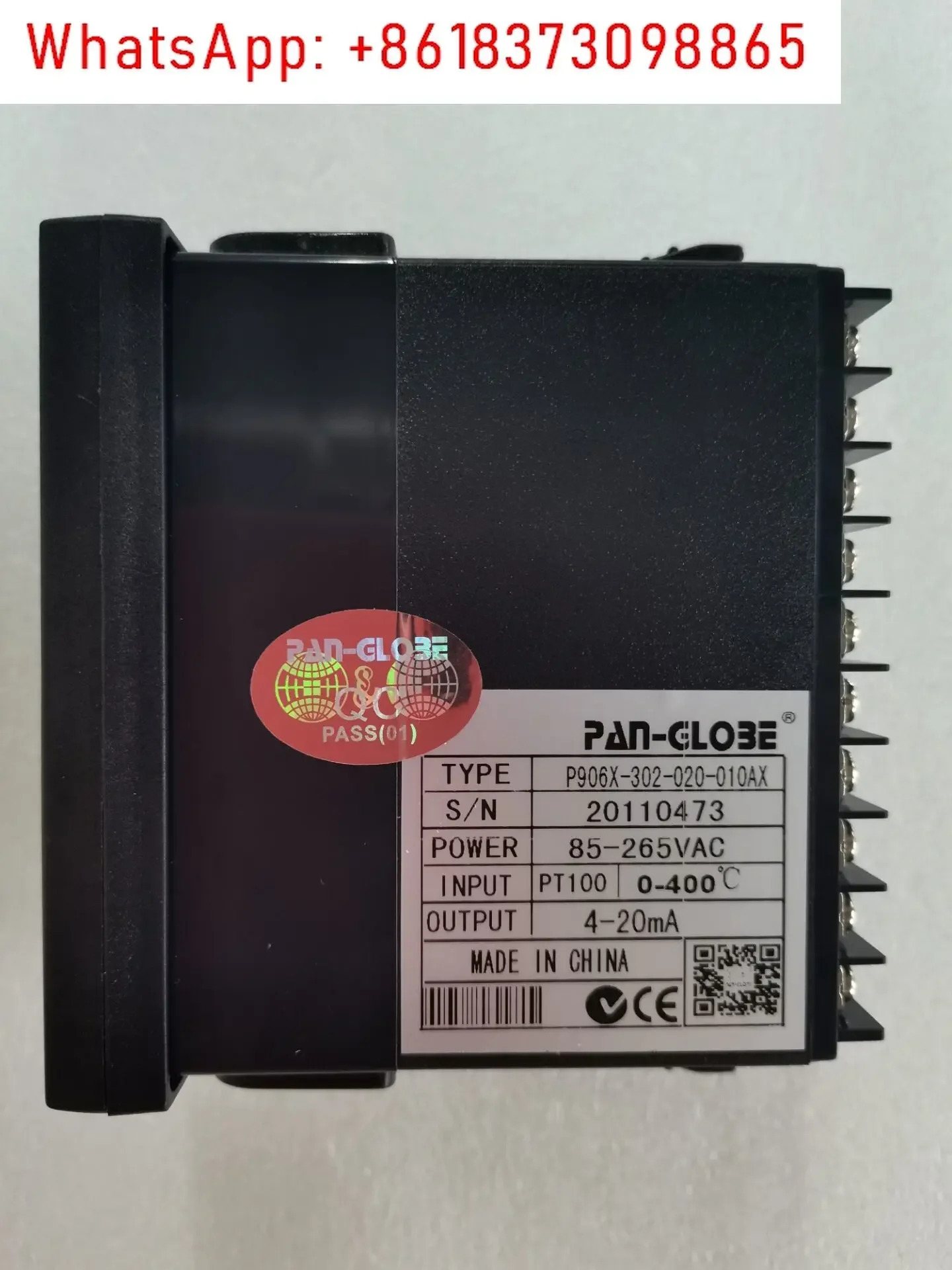 P906X-302-020-010AX 경보 세트 2개 대만 Panduit PAN-GLOBE 온도 컨트롤러 조절기