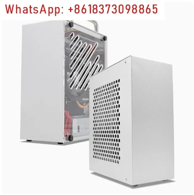 S3 MINI ITX 케이스 알루미늄 5 리터 PC 소형 섀시핸들 지원 RTX3060/13600 컴퓨터 컴팩트 A4