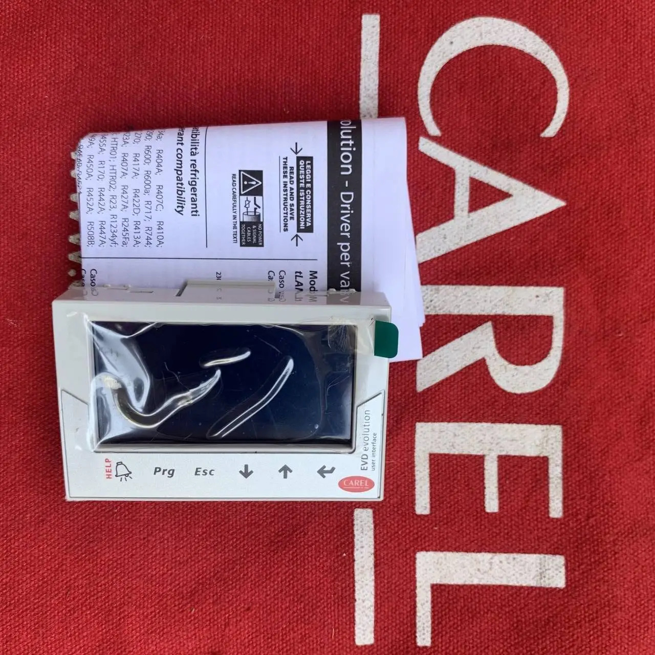 CAREL EVDIS00EN0 전팽창 밸브 드라이브 모듈 디스플레이 원본