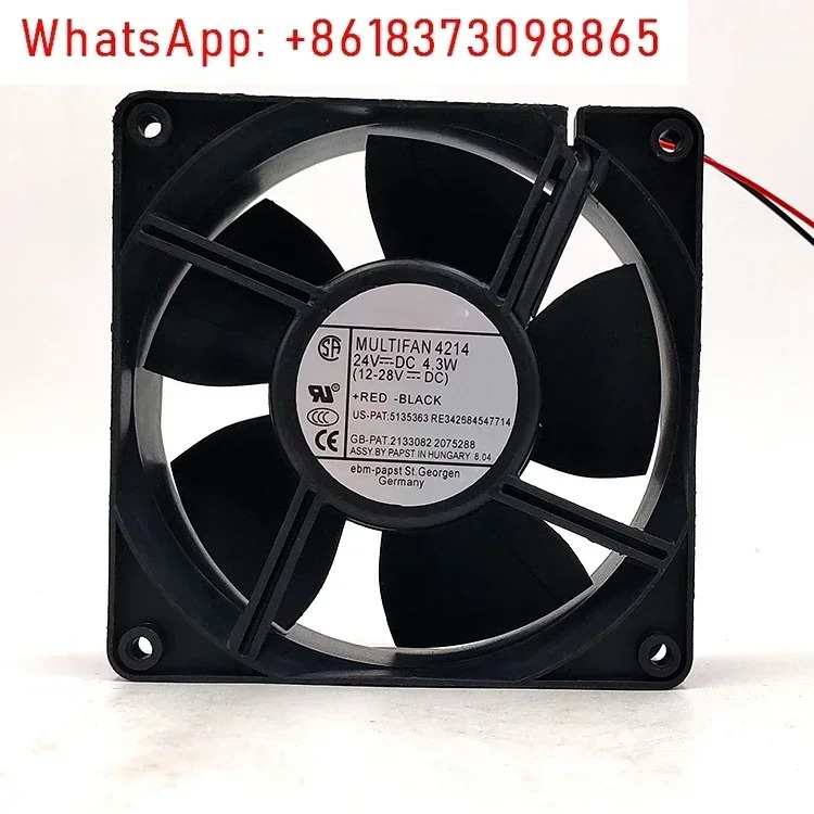 12038 24V 4.3W MULTIFAN TYP4214 대용량 저소음 냉각팬