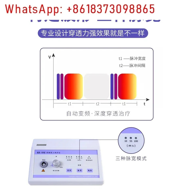 TCM 약물 도입 온열요법 장치 무릎