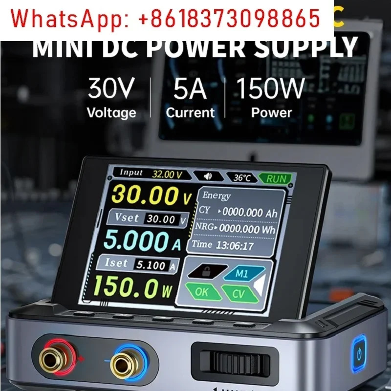 DPS150 휴대프로그래밍 실험실 DC 전원공급장치 30V 100mA-5A 150W 가변 전압 조정기 벤치 스위칭 PD