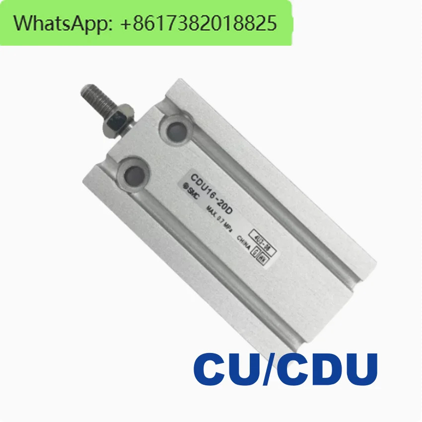 CU CDU SMC 보어 CU10 CDU16 CDU20 CDU25 CU16 CDU10 프리 마운트 실린더 더블 액팅 싱글 로드 CDU16-15D CU20
