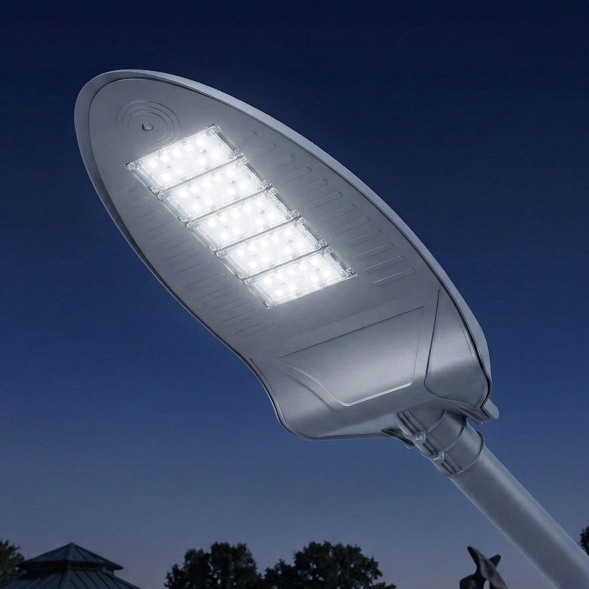 LED 보안등 헤드125W 전기 가로등 정원등 아파트 공원등 공장등 외등 조명 종류 설치 - 상품 이미지