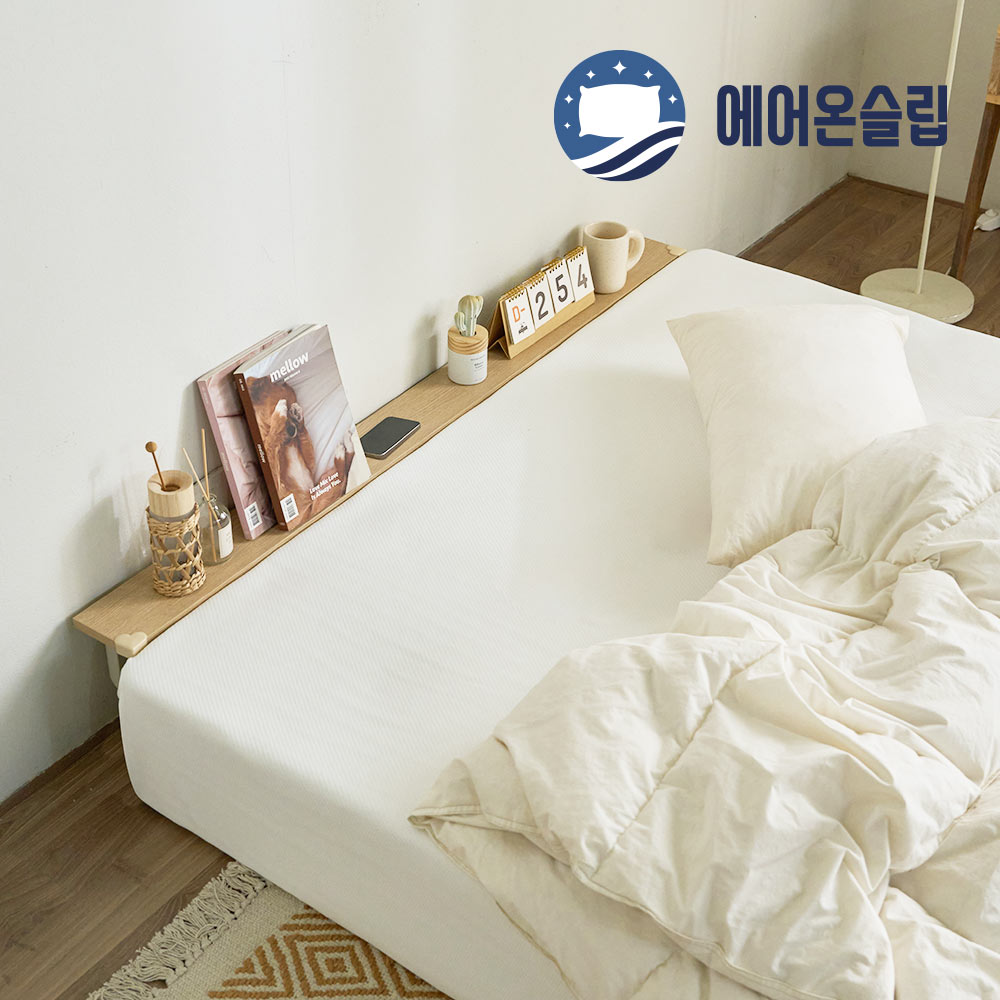 100%국내생산 E0헤드선반+양면본넬매트리스 900 에어온슬립 - 상품 이미지