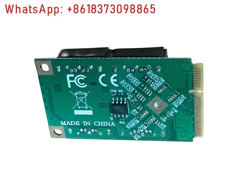 미니 PCIE-SATA3.0 어댑터 카드 6G PCIe-2 포트 4 sata3.0 하드 확장
