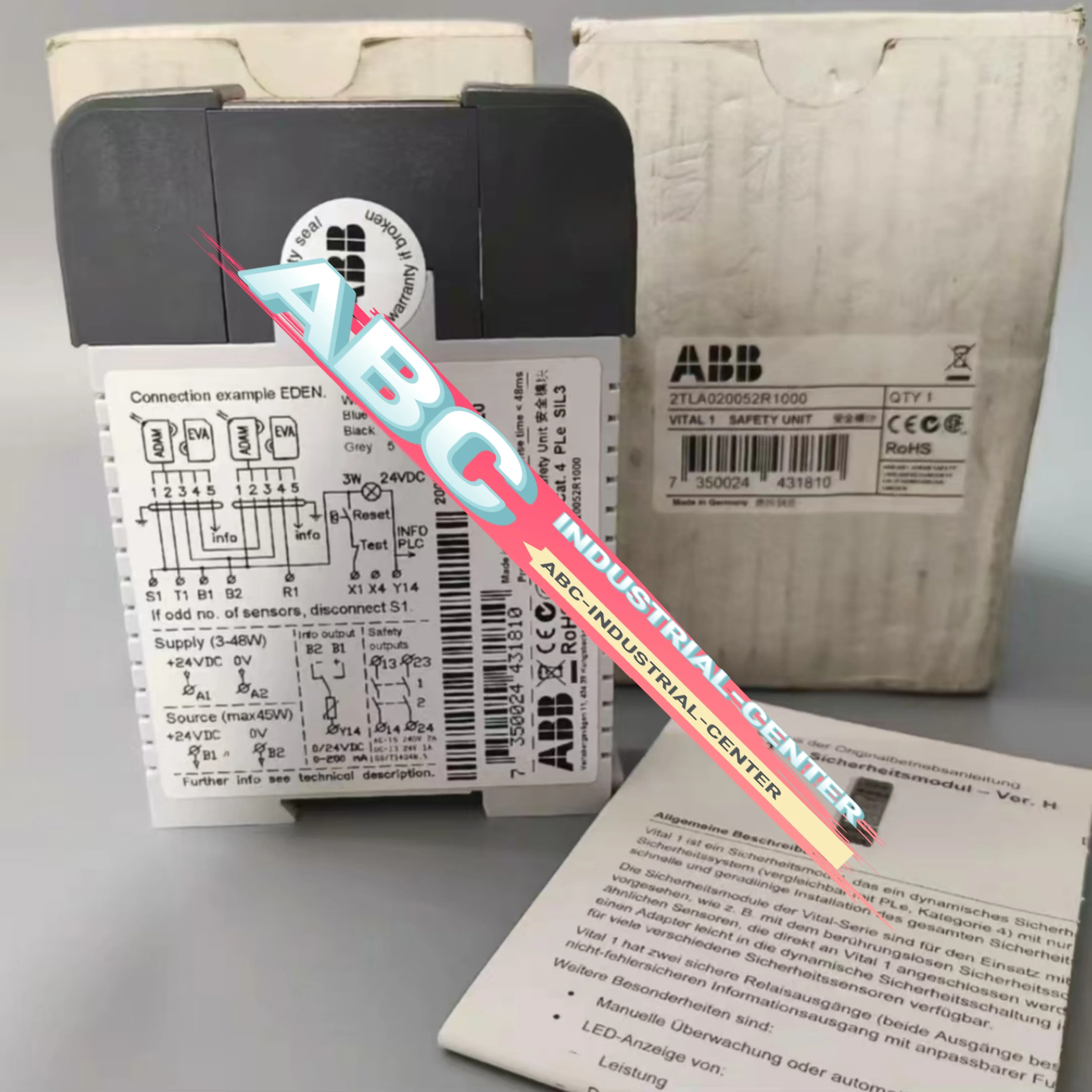 PLC 모듈 3BSE008522R1 AO810 3BSE038415R1 AO810V2 신