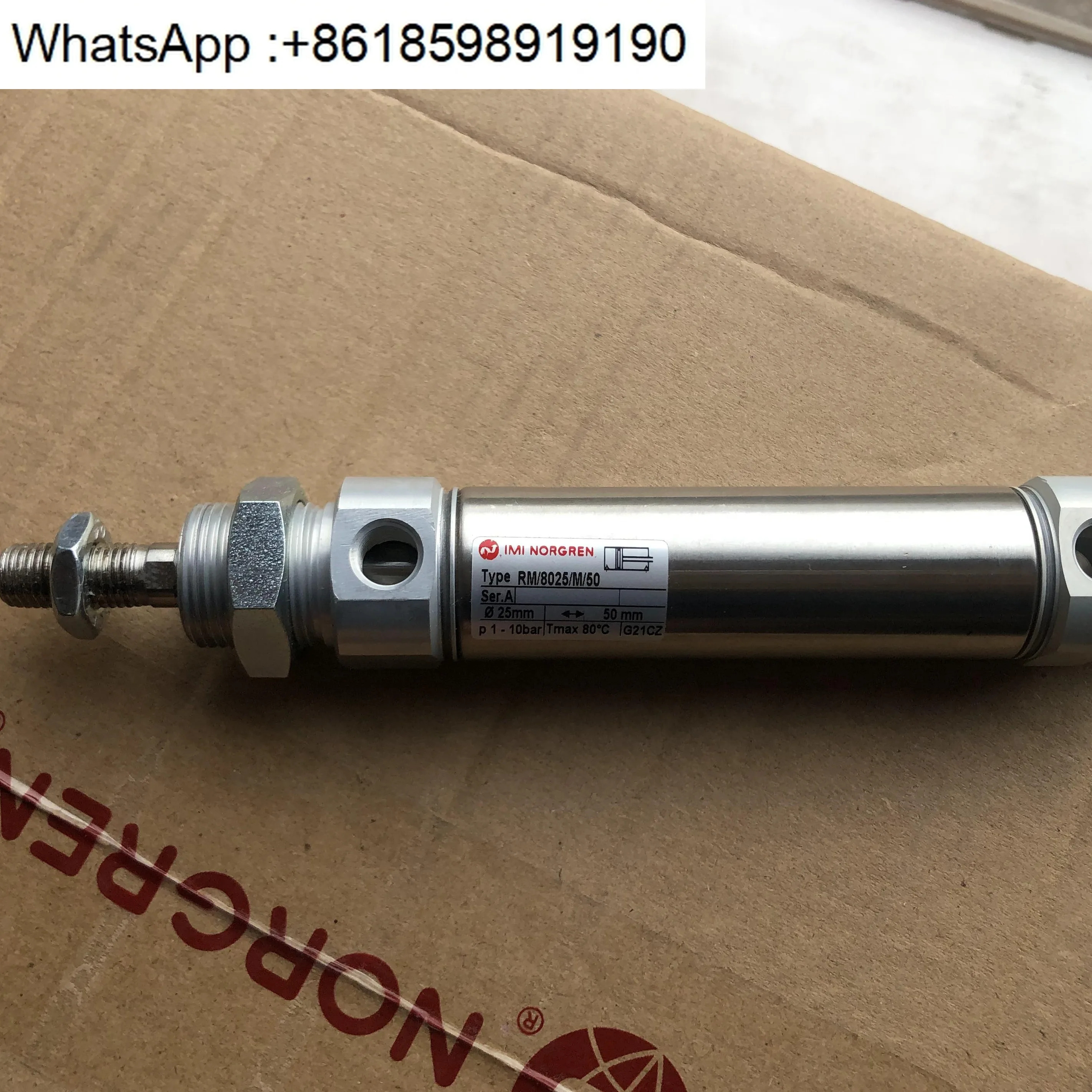RM/8025/M/50 Norgren 실린더 G1/8 나사