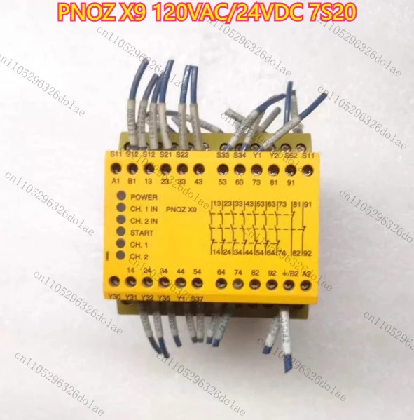 안전 릴레이 PNOZ X9 120VAC/24VDC 7S20 774605 리퍼 완료 OK