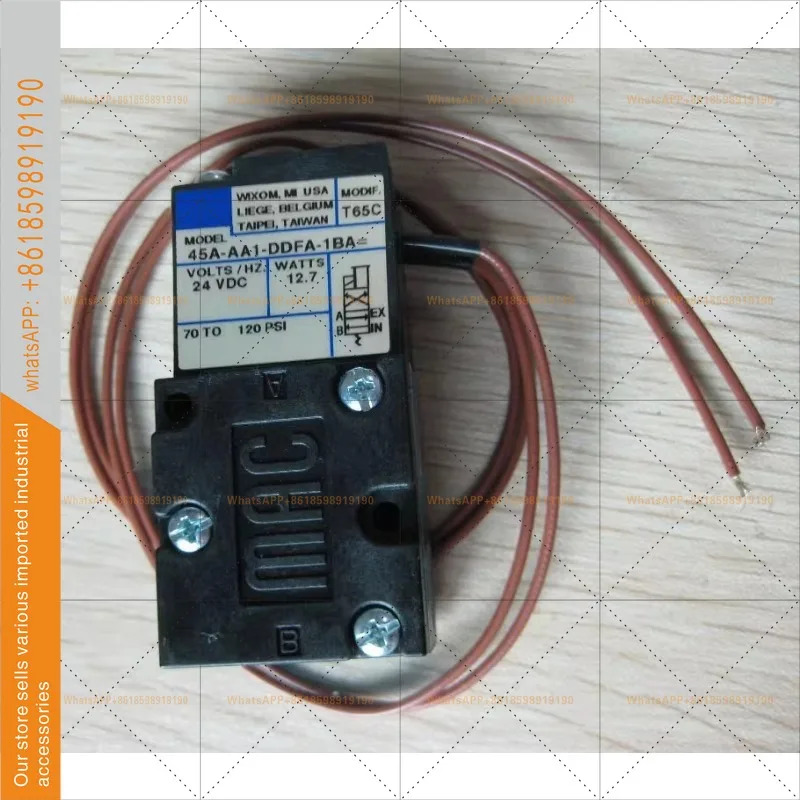 오리지널 솔레노이드 밸브 45A-AA1-DDFA-1BA T65C 신 고주파