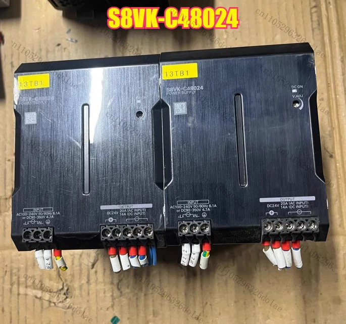 1개 스위칭 전원공급장치 S8VK-C48024 DC24V/20A 리퍼 완료 OK