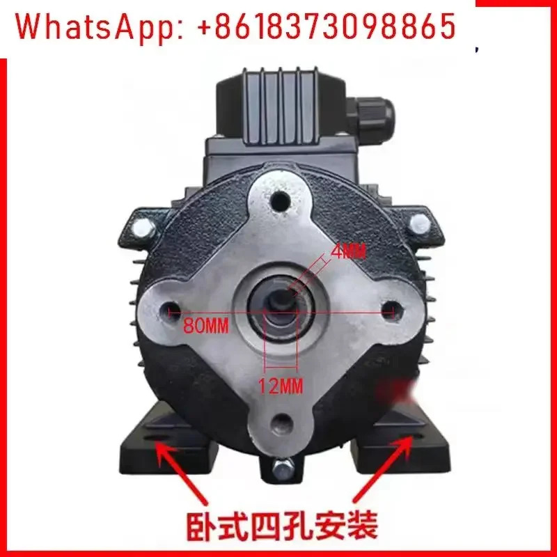 CB-B6/B4/CB-B10R 톱질 기계 기어 오일 펌프 모터 유닛 CBW-B2.5JZ 0.37/0
