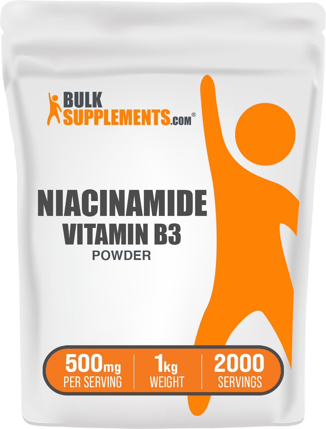 벌크서플리먼츠 나이아신아마이드 파우더 비타민 B3 500mg 250g 이미지 7