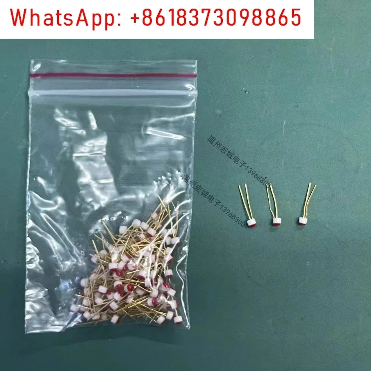 100pcs 세라믹 빨간색 녹색 F3 발광 튜브 C 101812 패키지