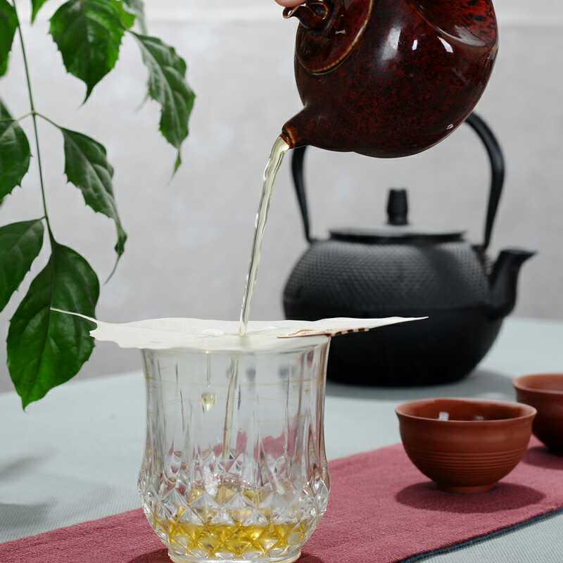 차 거름망 차망 티스트레이너 찻잎 걸름망 티망 차도구 내추럴 보리잎 3개 세트 - 상품 이미지