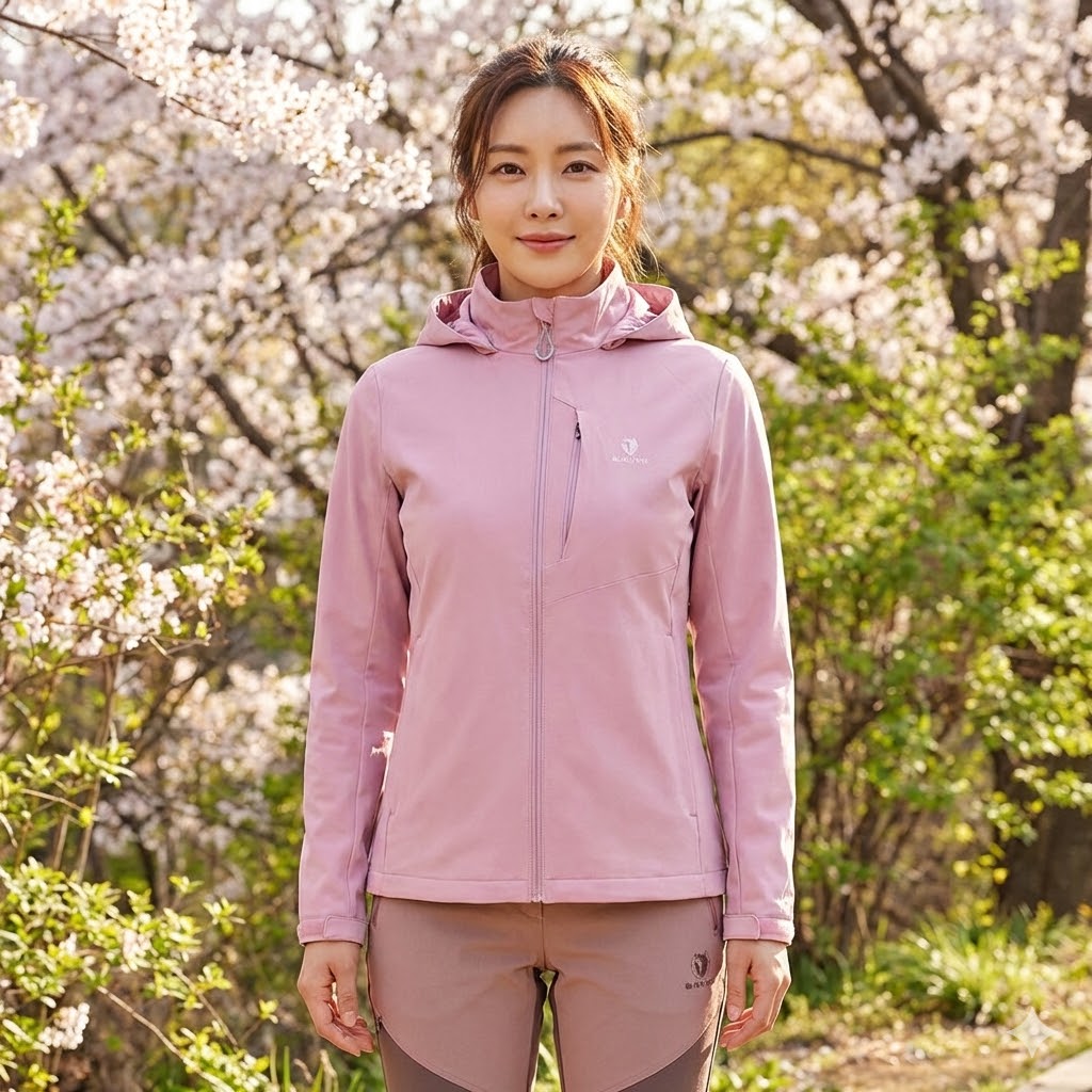 블랙야크 여성 봄 아웃도어 항균 방풍 생활방수 등산 바람막이자켓 - 상품 이미지