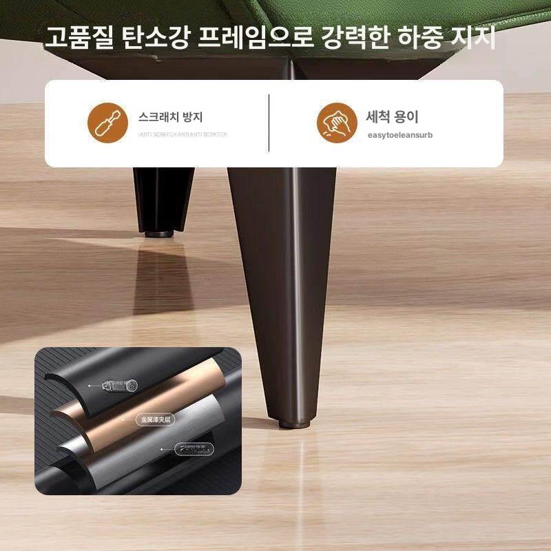 현관 스툴 미니 소파 발받침대 겸용 인테리어 의자 - 상세 이미지 3