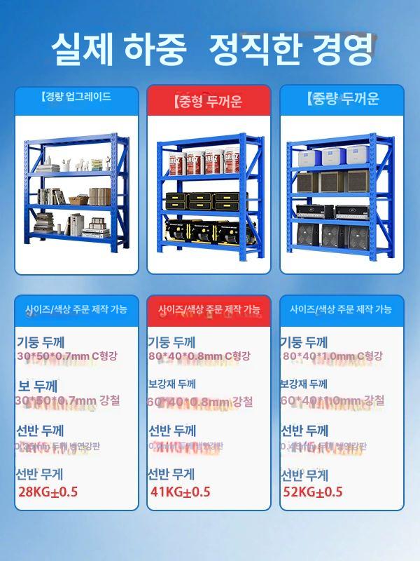 다용도 경량랙 선반 철제 선반 고릴라랙 거치대 - 상세 이미지 3
