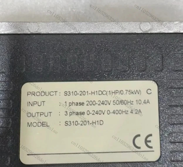 주파수 변환기 S310-201-H1DC 0.75kW 단상 입력 220V 리퍼 완료 OK