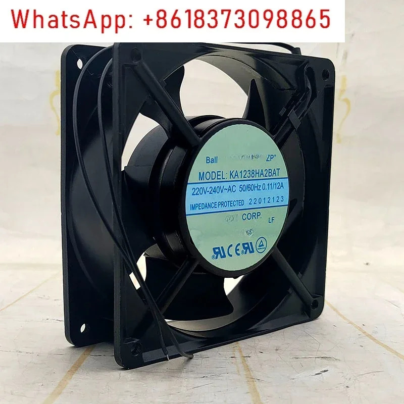 KA1238HA2BAT AC 220-240V 0.11/12 A 12cm 풀메탈 팬