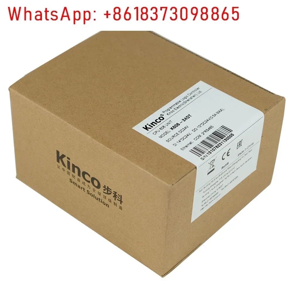 Kinco K6 시리즈 PLC K606-24DT 14DI 10xDC24V 이더넷 포트 프로그래밍 컨트롤러