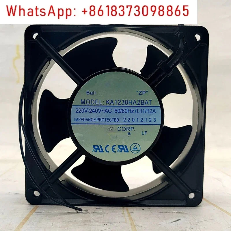 KA1238HA2BAT AC 220-240V 0.11/12 A 12cm 풀메탈 팬