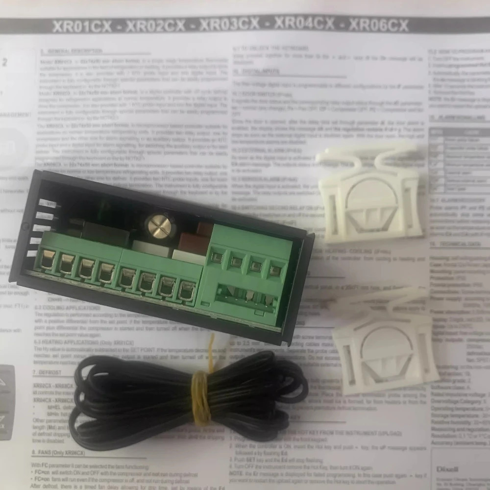 DIXELL XR70CX-5N0C3 XR70CX 온도 컨트롤러 듀얼 프로브 2개 센서 포함