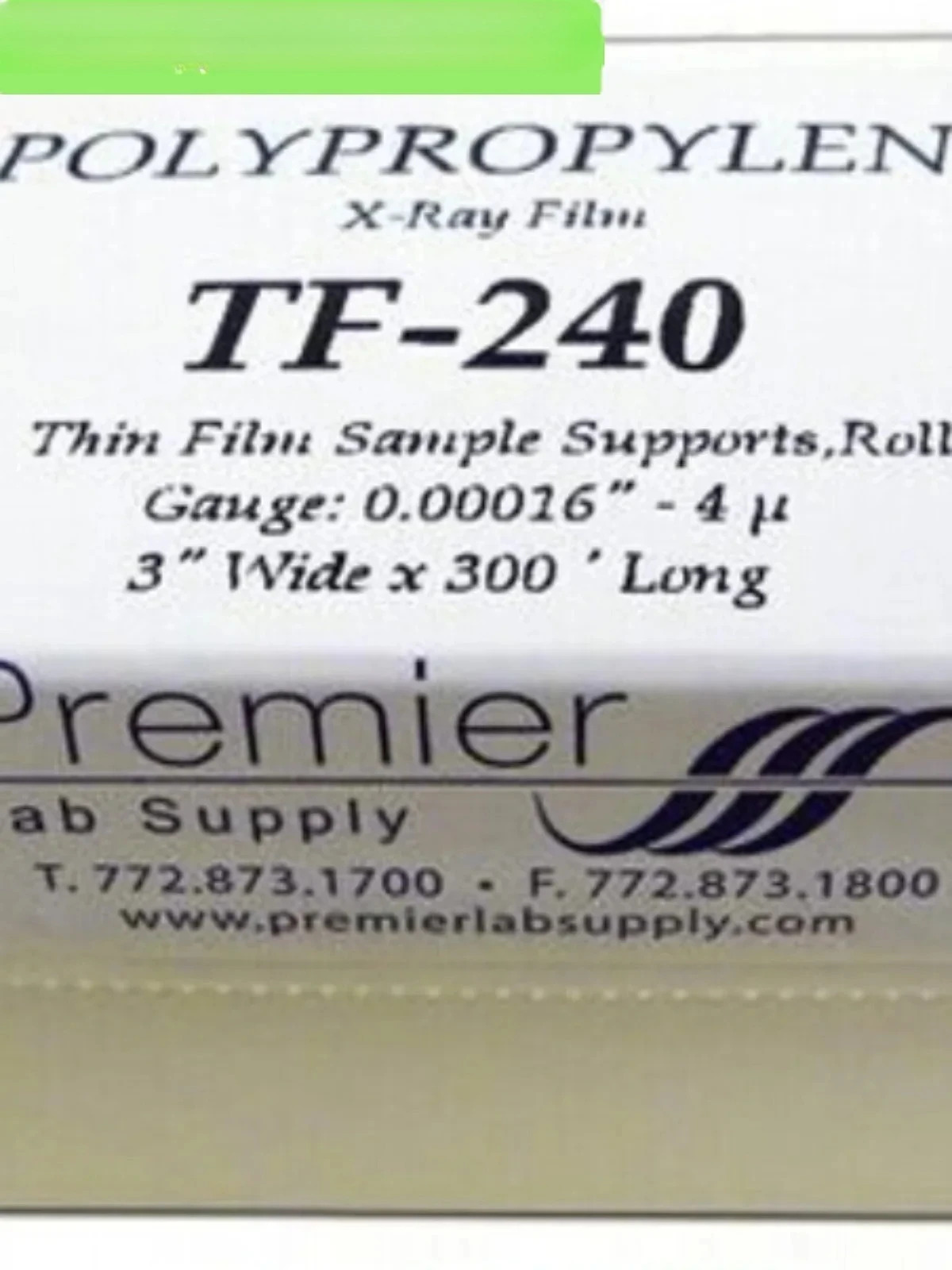 TF-240 폴리프로필렌 XRF 샘플 필름 X선