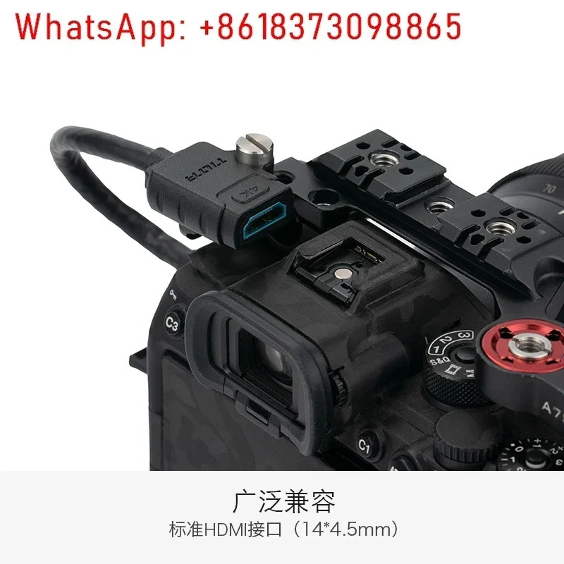 HDMI2.0 수-암 어댑터 케이블 카메라 4K 60P 녹화