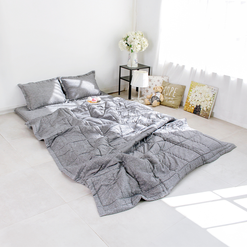 아르떼베딩 블랑 사계절 먼지없는 간절기 부드러운 차렵 이불 SS