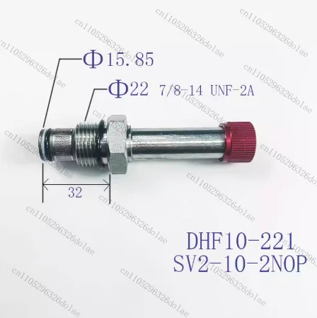 1개 유압 나사형 카트리지 2위치 2방향 일반 개방형 솔레노이드 밸브 DHF10-221 SV10-21 SV2-10-2NOP