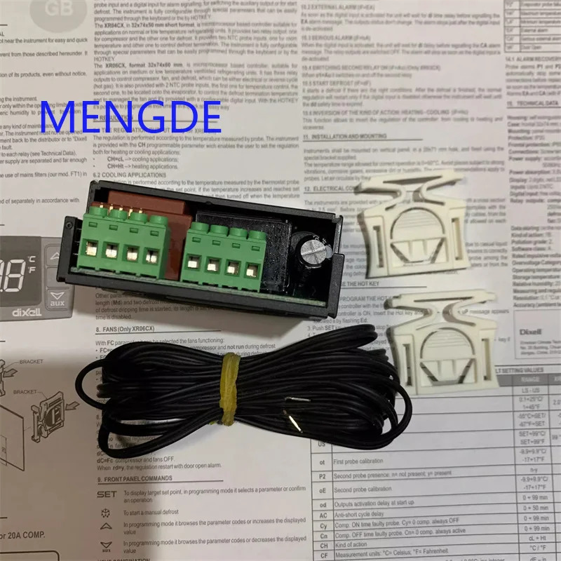 Dixell XR02CX-4N1F1 XR02CX 120V 온도 컨트롤러 프로브센서 새 원본