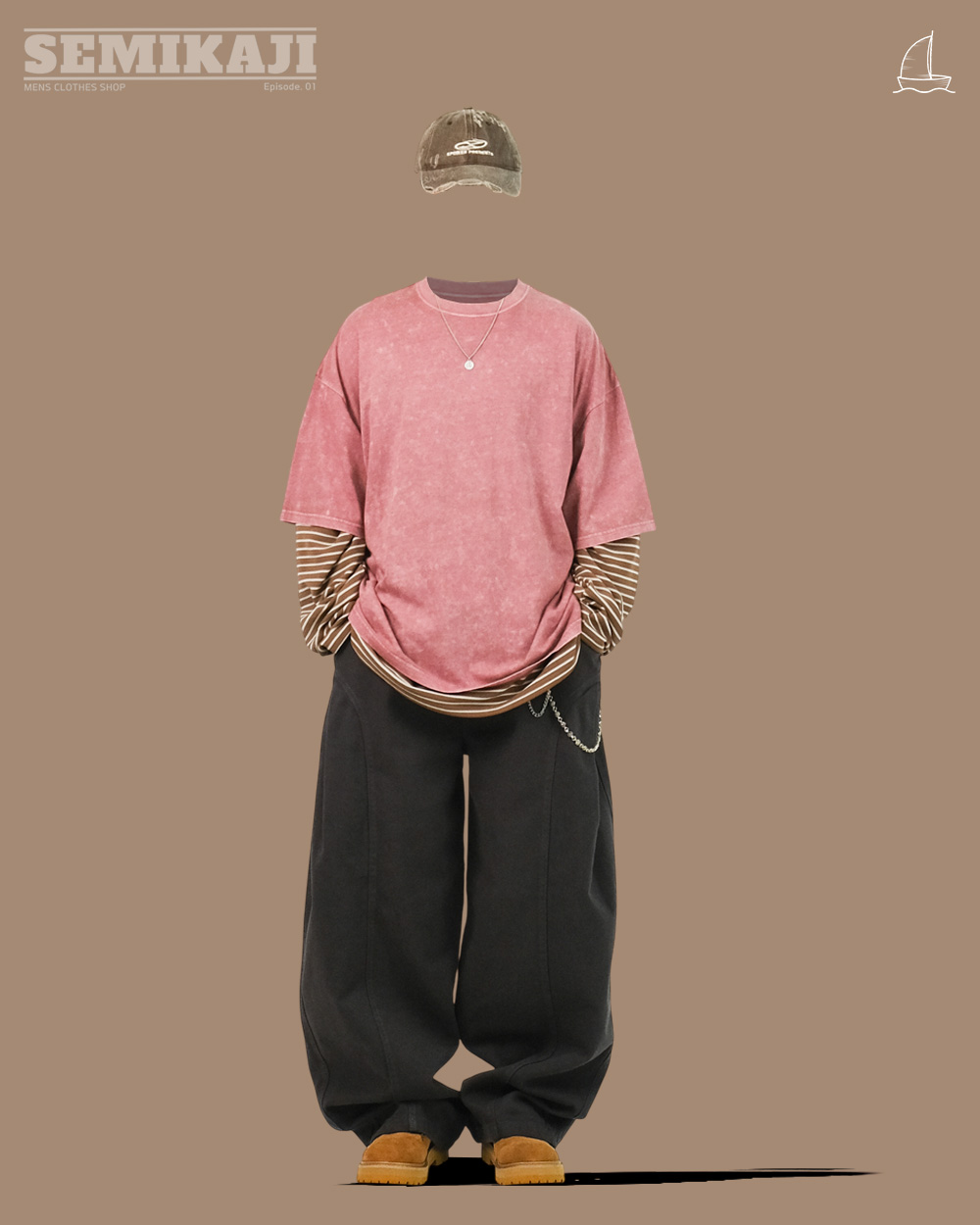 MDおすすめ] AN Cotton Rivet Balloon Pants - 세미카지