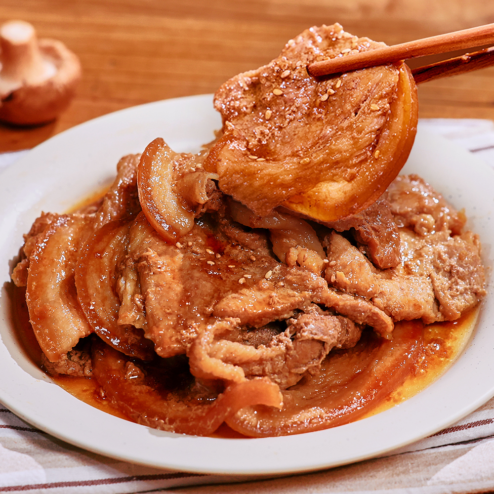 수제 돼지갈비맛 제주 흑돼지 왕구이 1.2kg 양념 주물럭 - 상세 이미지 3