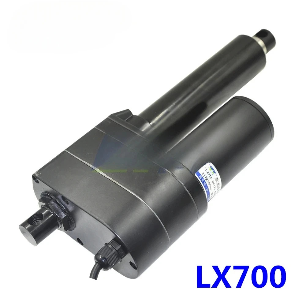 전동 푸시로드 모터 고추력 중장비 산업12V24V36V48V 선형 텔레스코픽 LX700