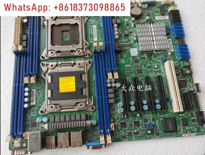 X9DRL-iF/3F X79 듀얼 채널 서버 마더보드 E5-2690V2 렌더링 멀티 스위치 지원