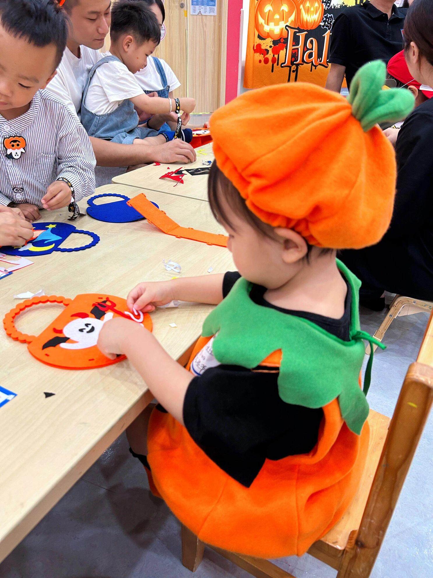 할로윈 호박 의상 키즈 행사복 코스프레 파티용 인형탈 - 상품 이미지