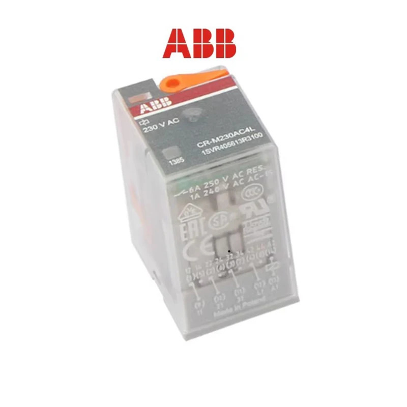 10개 오리지널 ABB 중릴레이 CR-M024DC2L CR-M024DC4L CR-M230AC2L CR-M230AC4L CR-M024DC3L CR-M024AC2L CR-M120AC