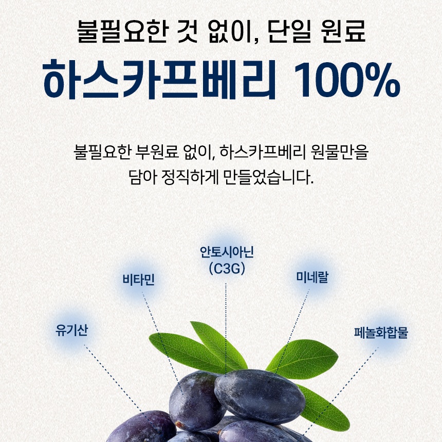 Nuily 녤리 하스카프베리 동결건조 분말 50g 이미지 8