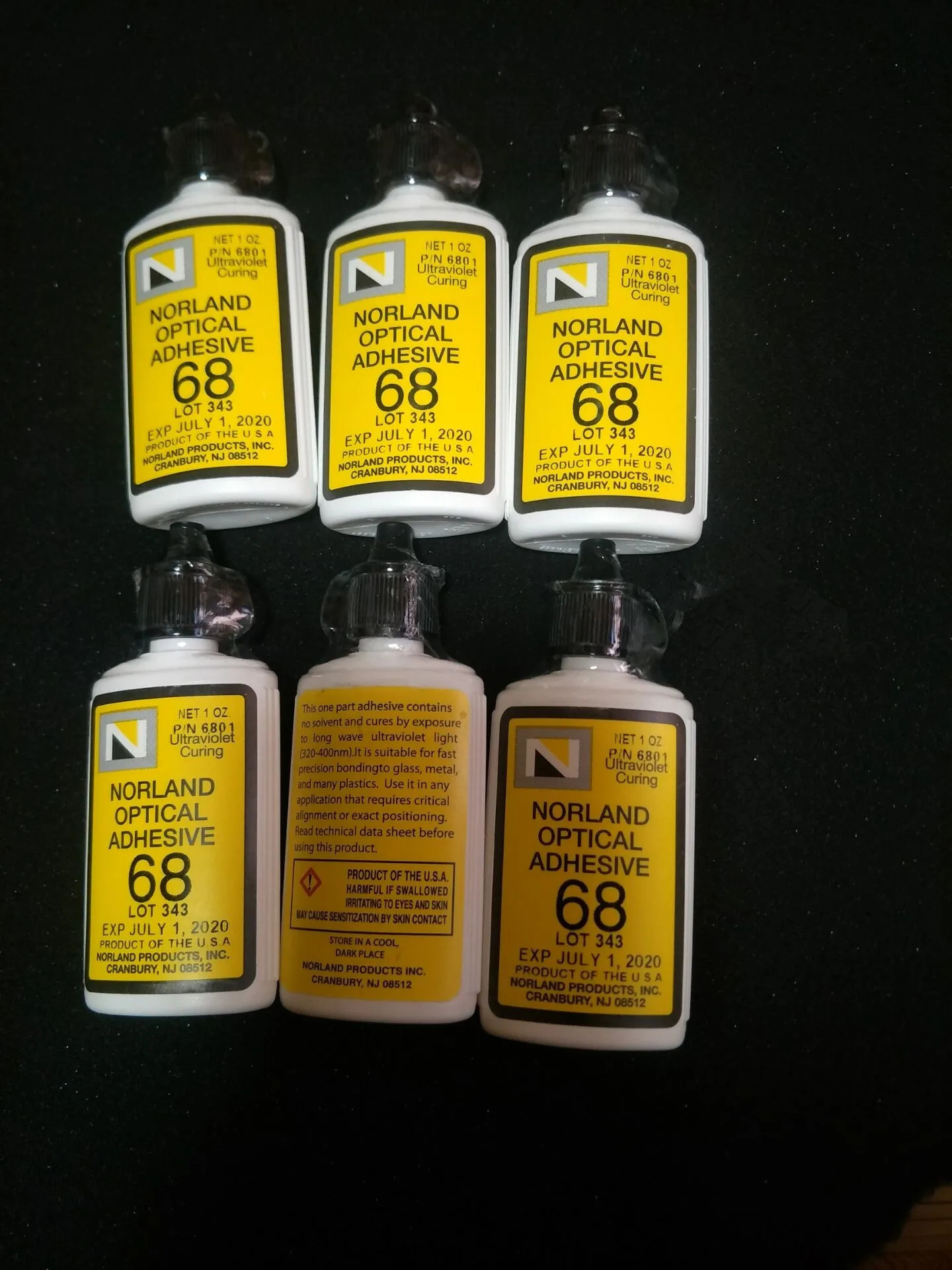 Norland 자외선 UV 경화 NOA68