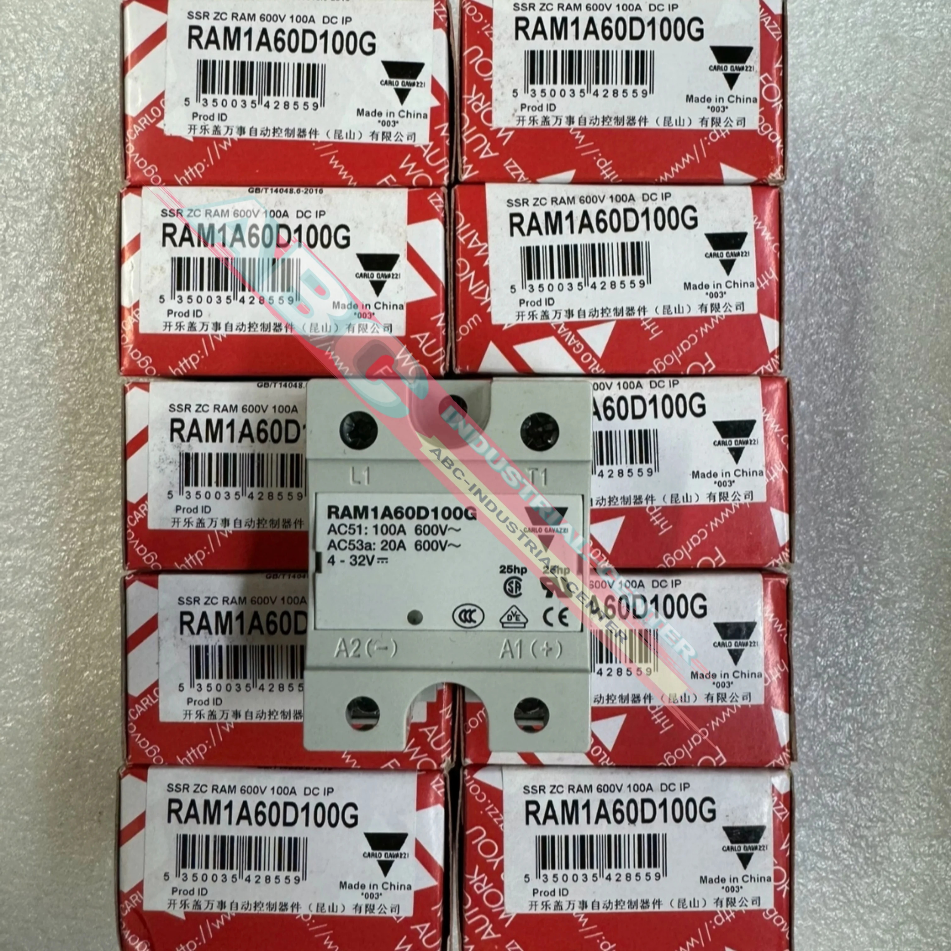 RAM1A60D100G 솔리드 스테이트 릴레이 RAM1A60D125G 포함