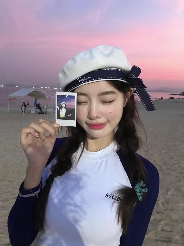 베레모 마린룩 화가 귀여운 코디 코스프레 코스튬 - 상세 이미지 3