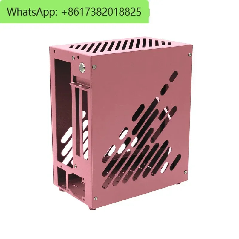 M24ITX 휴대미니 알루미늄 측면 A4 휴대케이스 소형 1uflex 전원공급장치 단독 디스플레이 케이스 K39