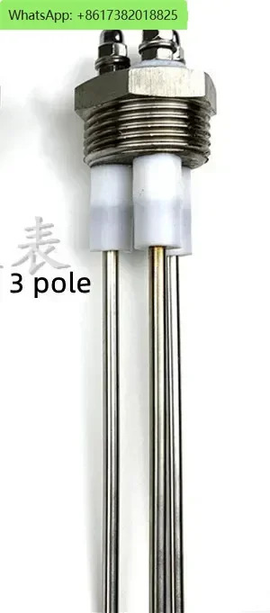 보일러 수위 전극 304 스테인레스 스틸 3극 G1 스레드 센서 2pcs / 1 패키지B