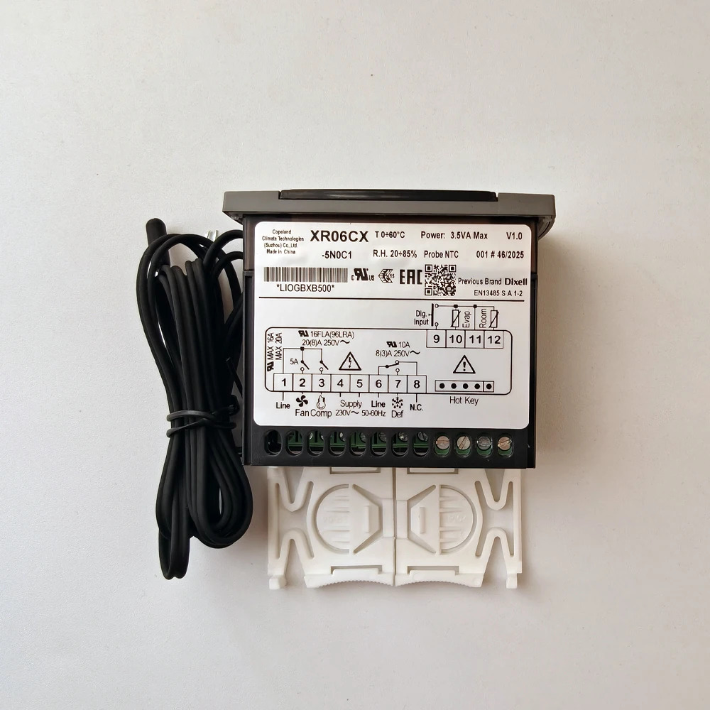 DIXELL XR06CX-5N0C1 XR06CX 온도 조절기 듀얼 프로브 두 개센서 포함