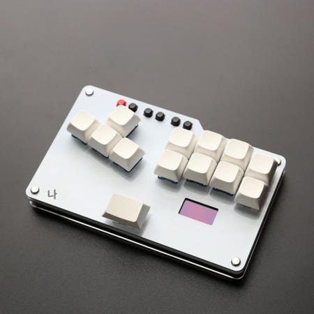 [해외]레버리스 철권용 초소형 PC 아케이드 스파용 키보드형 크림화이트 히트박스 키캡